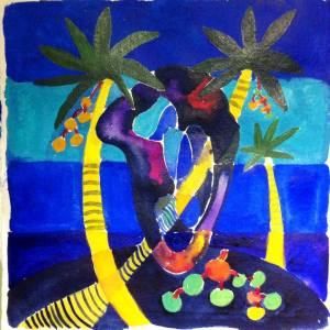 Barbara Hepworth Garden (with Yuccas and Palms)