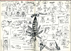 Rich Picture. Cannabis Policy. Beatriz Acevedo copyright.