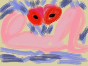 Pink Nude- Based on Vanessa ell - Digital Painting Beatriz Acevedo Art